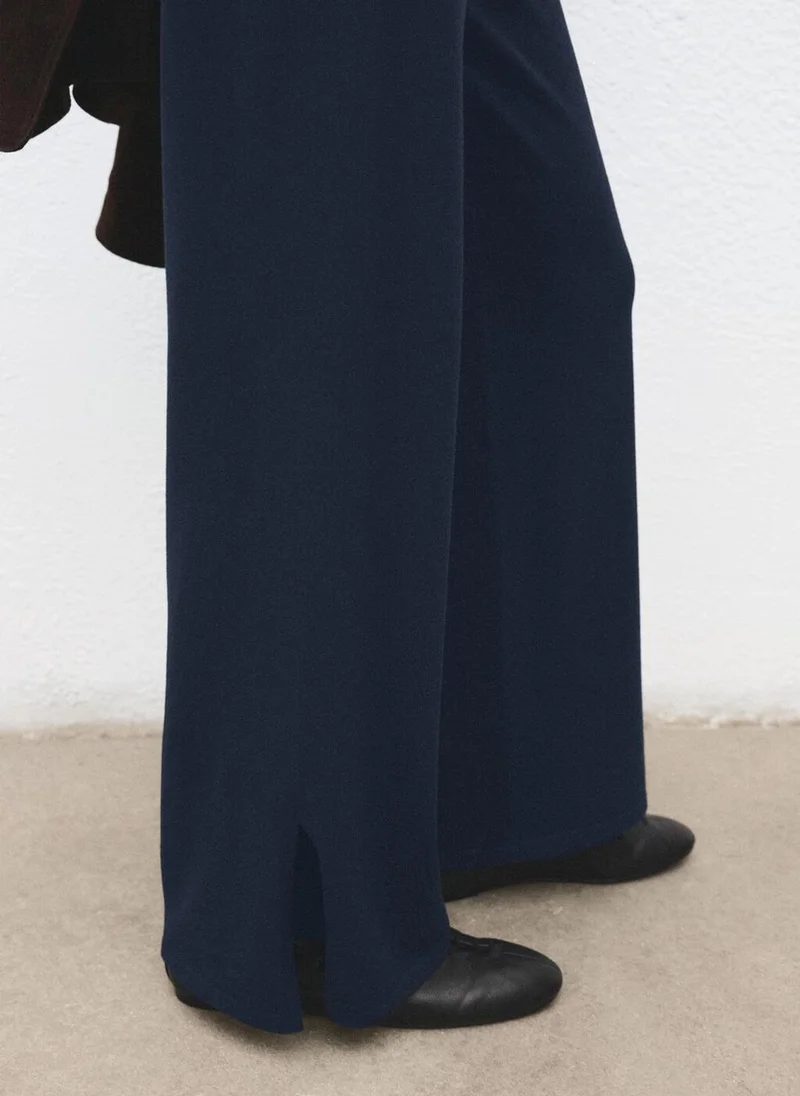 Mango  Straight knitted trousers for Women | Best Price UAE